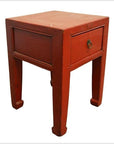 Antique Chinese Red Lacquer Side Table-4. Asian & Chinese Furniture, Art, Antiques, Vintage Home Décor for sale at FEA Home