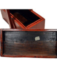Antique Chinese Red Lacquer Wood Box-8. Asian & Chinese Furniture, Art, Antiques, Vintage Home Décor for sale at FEA Home