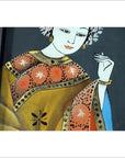 Antique Chinese Reverse Painting on Glass-2. Asian & Chinese Furniture, Art, Antiques, Vintage Home Décor for sale at FEA Home
