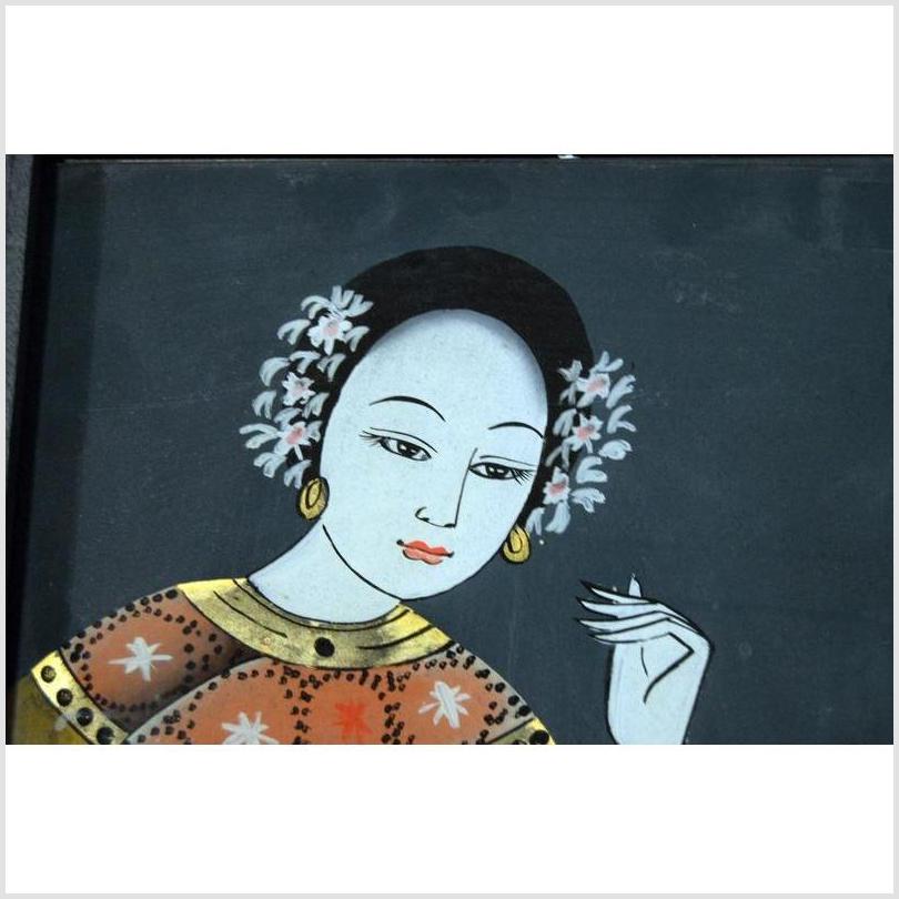 Antique Chinese Reverse Painting on Glass-3. Asian & Chinese Furniture, Art, Antiques, Vintage Home Décor for sale at FEA Home