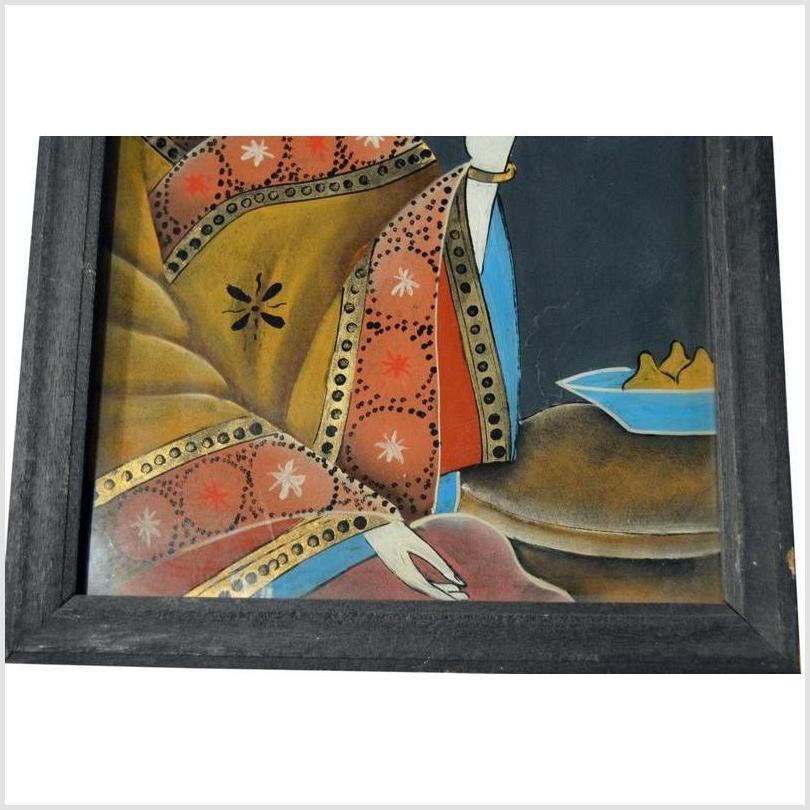 Antique Chinese Reverse Painting on Glass-4. Asian & Chinese Furniture, Art, Antiques, Vintage Home Décor for sale at FEA Home