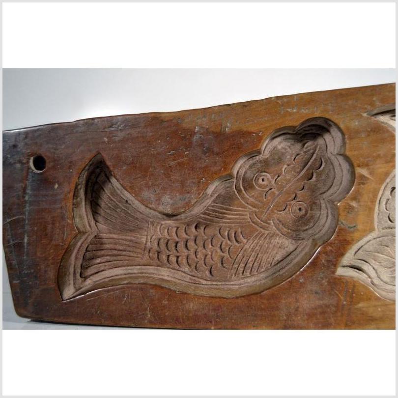Antique Chinese Rice Mold – Koi Fish & Lotus Blossom Designs-3. Asian & Chinese Furniture, Art, Antiques, Vintage Home Décor for sale at FEA Home