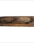 Antique Chinese Rice Mold – Grape Cluster & Floral Basket Motifs-4. Asian & Chinese Furniture, Art, Antiques, Vintage Home Décor for sale at FEA Home
