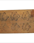 Antique Chinese Rice Mold – Eighteen Plum Blossom Cavities, Long Format-2. Asian & Chinese Furniture, Art, Antiques, Vintage Home Décor for sale at FEA Home