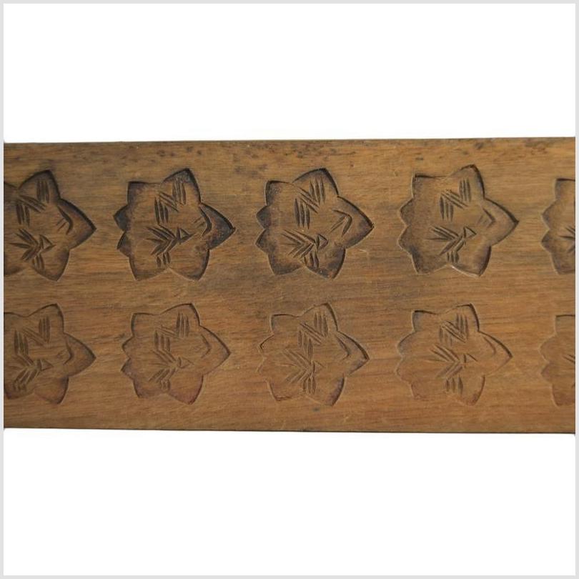 Antique Chinese Rice Mold – Eighteen Plum Blossom Cavities, Long Format-3. Asian & Chinese Furniture, Art, Antiques, Vintage Home Décor for sale at FEA Home
