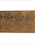 Antique Chinese Rice Mold – Eighteen Plum Blossom Cavities, Long Format-3. Asian & Chinese Furniture, Art, Antiques, Vintage Home Décor for sale at FEA Home
