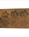 Antique Chinese Rice Mold – Eighteen Plum Blossom Cavities, Long Format-4. Asian & Chinese Furniture, Art, Antiques, Vintage Home Décor for sale at FEA Home