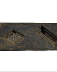 Antique Chinese Rice Mold – Coin, Fish & Diamond Cavities, Weathered Surface-4. Asian & Chinese Furniture, Art, Antiques, Vintage Home Décor for sale at FEA Home