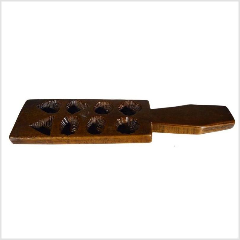 Antique Chinese Rice Mold – Mixed Geometric & Floral Cavities, Eight-Shaped Layout-4. Asian & Chinese Furniture, Art, Antiques, Vintage Home Décor for sale at FEA Home