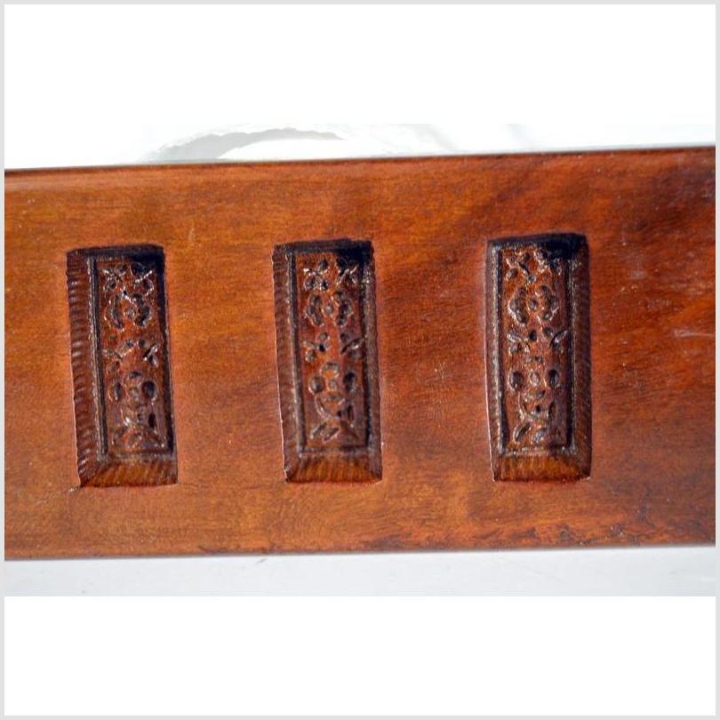 Antique Chinese Rice Mold – Five Rectangular Character Cavities-3. Asian & Chinese Furniture, Art, Antiques, Vintage Home Décor for sale at FEA Home