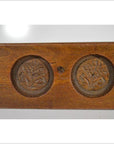 Antique Chinese Rice Mold – Five Leaf Bud Impressions, Symmetrical Floral Motif-2. Asian & Chinese Furniture, Art, Antiques, Vintage Home Décor for sale at FEA Home