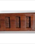 Antique Chinese Rice Mold – Six Character Cavities, Curved Paddle Form-2. Asian & Chinese Furniture, Art, Antiques, Vintage Home Décor for sale at FEA Home