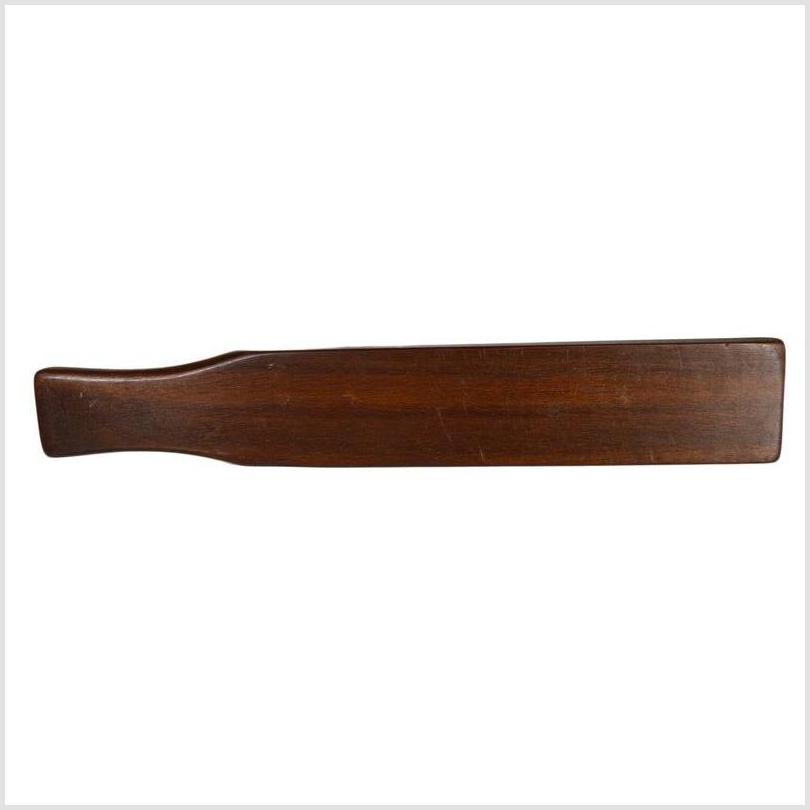 Antique Chinese Rice Mold – Six Character Cavities, Curved Paddle Form-4. Asian & Chinese Furniture, Art, Antiques, Vintage Home Décor for sale at FEA Home