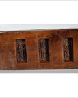 Antique Chinese Rice Mold – Six Rectangular Seal Carvings, Dark Finish-3. Asian & Chinese Furniture, Art, Antiques, Vintage Home Décor for sale at FEA Home