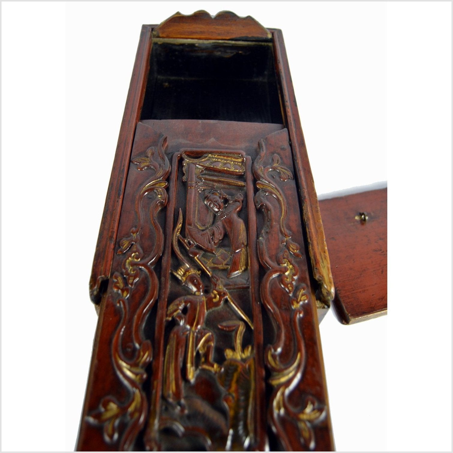 Antique Chinese Rosewood Ornate Safe-5. Asian & Chinese Furniture, Art, Antiques, Vintage Home Décor for sale at FEA Home