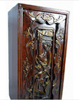 Antique Chinese Rosewood Ornate Safe-4. Asian & Chinese Furniture, Art, Antiques, Vintage Home Décor for sale at FEA Home