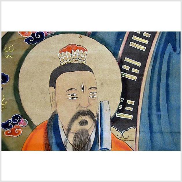 Antique Chinese Scroll Painting-6. Asian & Chinese Furniture, Art, Antiques, Vintage Home Décor for sale at FEA Home