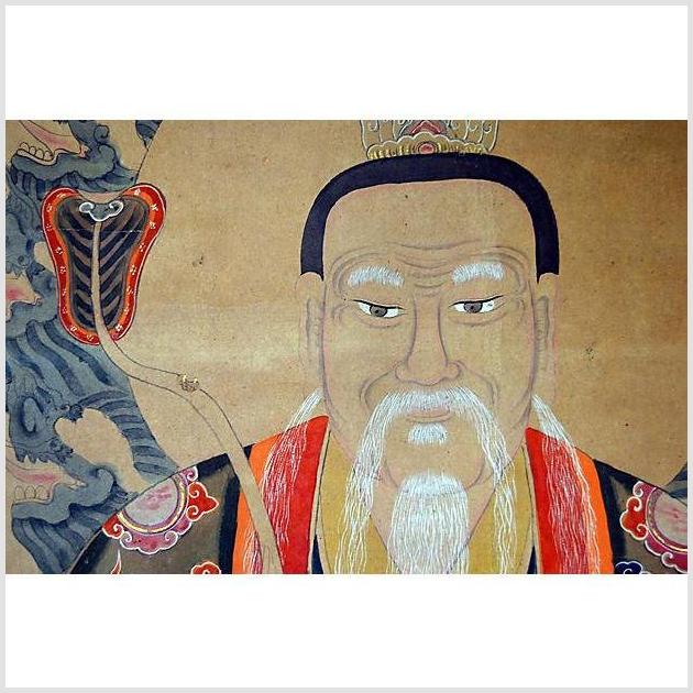 Antique Chinese Scroll Painting-9. Asian & Chinese Furniture, Art, Antiques, Vintage Home Décor for sale at FEA Home