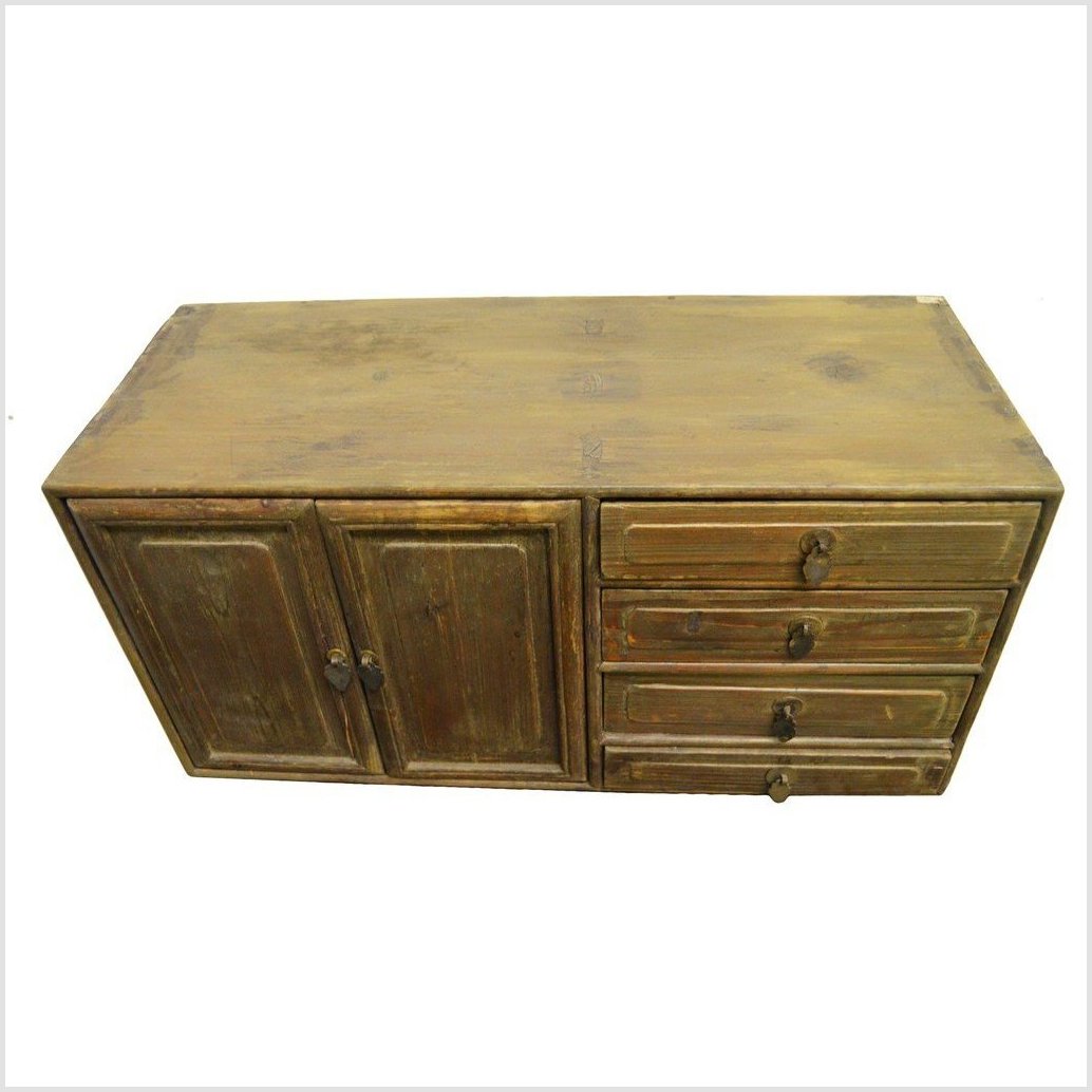 Antique Chinese Side Cabinet / Chest-3. Asian & Chinese Furniture, Art, Antiques, Vintage Home Décor for sale at FEA Home