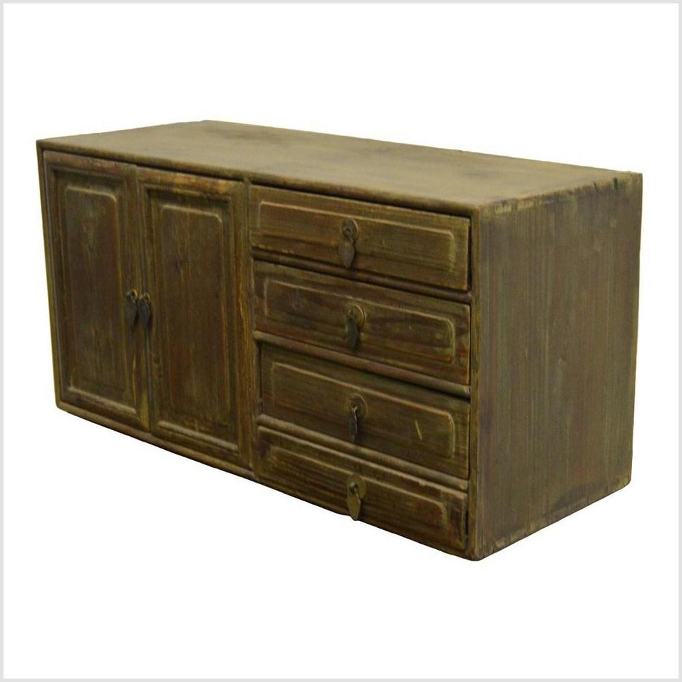 Antique Chinese Side Cabinet / Chest-4. Asian & Chinese Furniture, Art, Antiques, Vintage Home Décor for sale at FEA Home