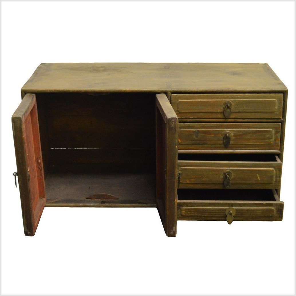 Antique Chinese Side Cabinet / Chest-6. Asian & Chinese Furniture, Art, Antiques, Vintage Home Décor for sale at FEA Home