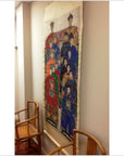 Antique Chinese Wall Silk Hanging-3. Asian & Chinese Furniture, Art, Antiques, Vintage Home Décor for sale at FEA Home