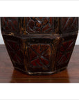 Antique Chinese Wedding Box with Carved Handle, Animals and Foliage Motifs-6. Asian & Chinese Furniture, Art, Antiques, Vintage Home Décor for sale at FEA Home