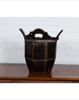 Antique Chinese Wedding Box with Carved Handle, Animals and Foliage Motifs-10. Asian & Chinese Furniture, Art, Antiques, Vintage Home Décor for sale at FEA Home