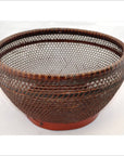 Antique Chinese Woven Rattan Storage Basket-3. Asian & Chinese Furniture, Art, Antiques, Vintage Home Décor for sale at FEA Home