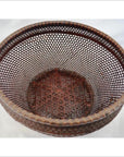Antique Chinese Woven Rattan Storage Basket-2. Asian & Chinese Furniture, Art, Antiques, Vintage Home Décor for sale at FEA Home