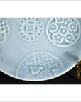 Antique Embossed Chinese Porcelain Plate-2. Asian & Chinese Furniture, Art, Antiques, Vintage Home Décor for sale at FEA Home
