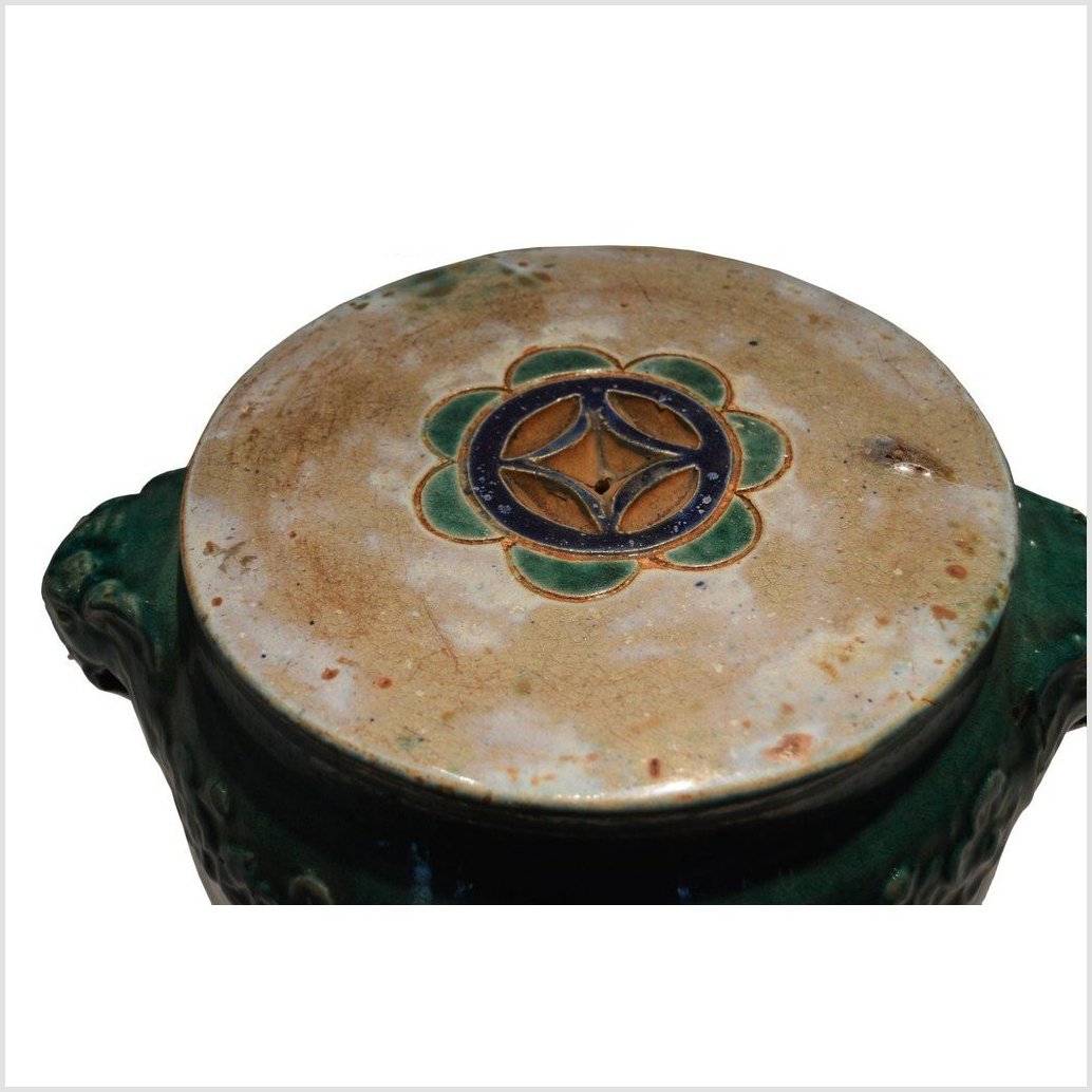 Antique Glazed Annamese Garden Seat / Side Table-5. Asian & Chinese Furniture, Art, Antiques, Vintage Home Décor for sale at FEA Home