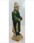 Antique Glazed Terracotta of a Male Figure-5. Asian & Chinese Furniture, Art, Antiques, Vintage Home Décor for sale at FEA Home