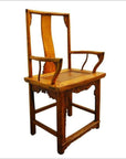 Antique Hand Carved and Lacquered Elmwood Chair from 19th Century China-7. Asian & Chinese Furniture, Art, Antiques, Vintage Home Décor for sale at FEA Home