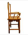 Antique Hand Carved and Lacquered Elmwood Chair from 19th Century China-8. Asian & Chinese Furniture, Art, Antiques, Vintage Home Décor for sale at FEA Home