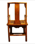 Antique Hand Carved and Lacquered Elmwood Chair from 19th Century China-9. Asian & Chinese Furniture, Art, Antiques, Vintage Home Décor for sale at FEA Home