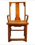 Antique Hand Carved and Lacquered Elmwood Chair from 19th Century China-1. Asian & Chinese Furniture, Art, Antiques, Vintage Home Décor for sale at FEA Home
