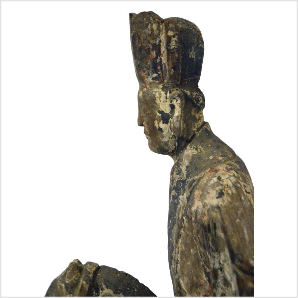 Antique Hand Carved Chinese Merchant-7. Asian & Chinese Furniture, Art, Antiques, Vintage Home Décor for sale at FEA Home