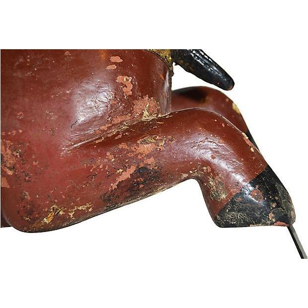 Antique Hand-Carved Double-Ram Sculpture-5. Asian & Chinese Furniture, Art, Antiques, Vintage Home Décor for sale at FEA Home