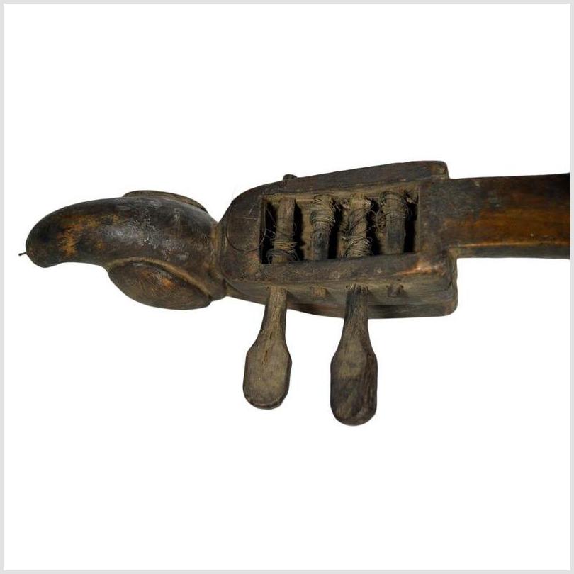 Antique Hand Carved Indian Lute / Sitar-3. Asian & Chinese Furniture, Art, Antiques, Vintage Home Décor for sale at FEA Home