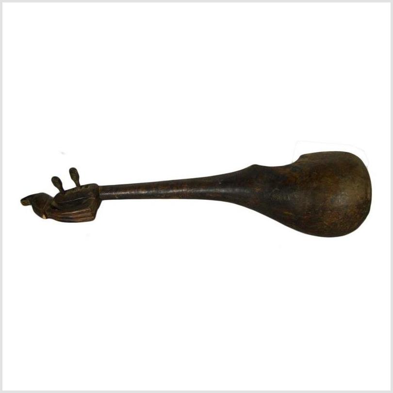 Antique Hand Carved Indian Lute / Sitar-4. Asian & Chinese Furniture, Art, Antiques, Vintage Home Décor for sale at FEA Home
