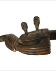 Antique Hand Carved Indian Lute / Sitar-5. Asian & Chinese Furniture, Art, Antiques, Vintage Home Décor for sale at FEA Home