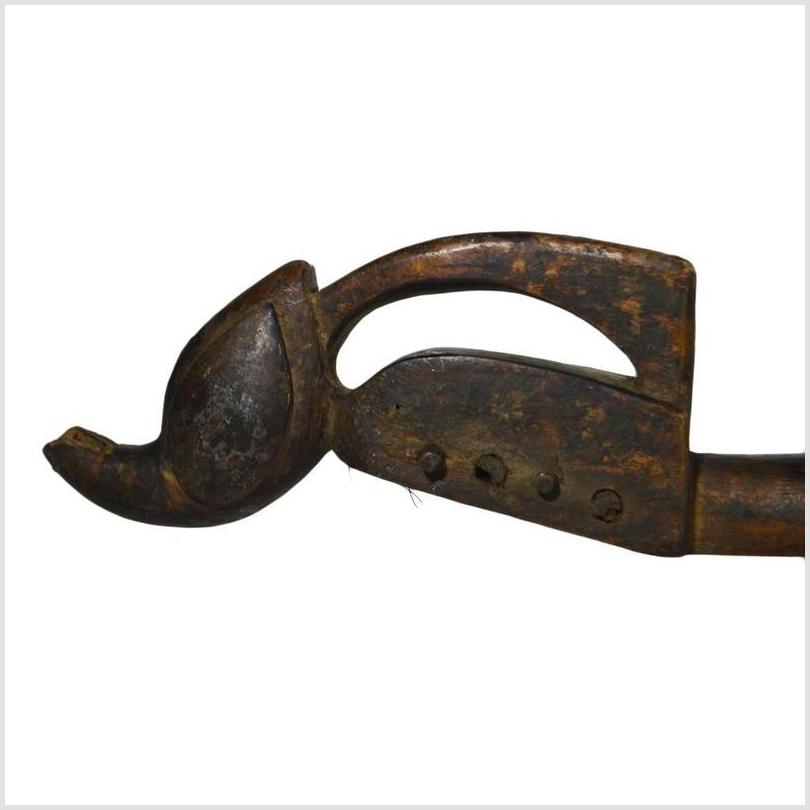 Antique Hand Carved Indian Lute / Sitar-8. Asian & Chinese Furniture, Art, Antiques, Vintage Home Décor for sale at FEA Home