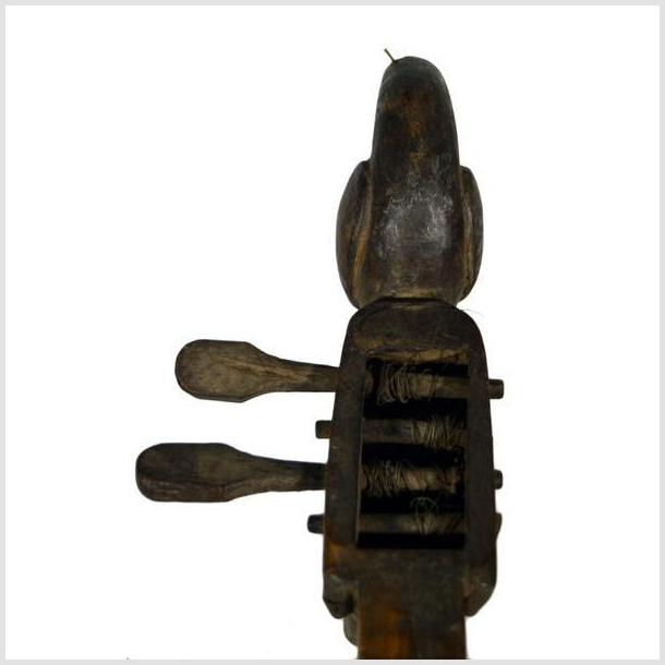 Antique Hand Carved Indian Lute / Sitar-9. Asian & Chinese Furniture, Art, Antiques, Vintage Home Décor for sale at FEA Home
