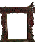 Antique Hand Carved Mirror Frame-7. Asian & Chinese Furniture, Art, Antiques, Vintage Home Décor for sale at FEA Home