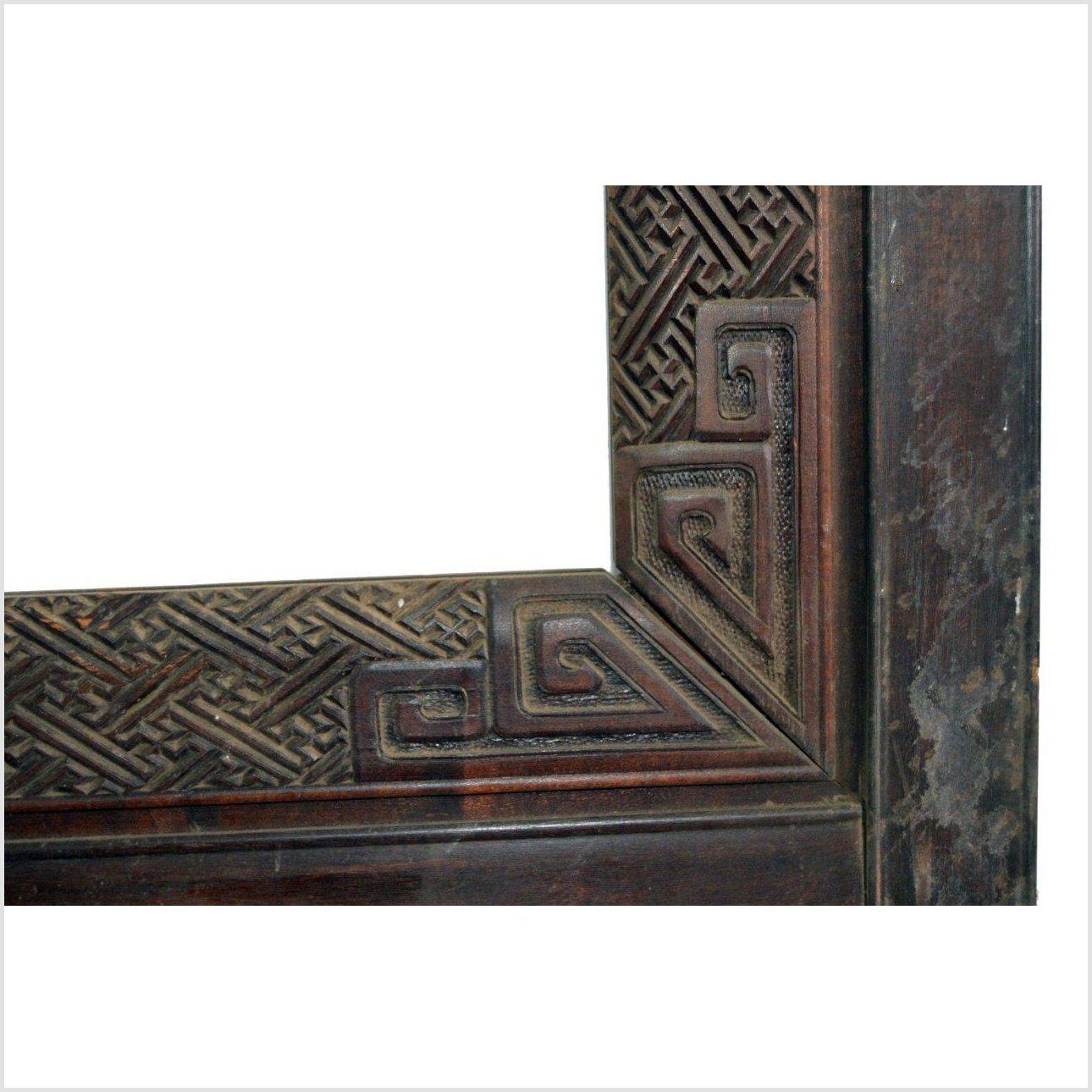 Antique Hand Carved Mirror Frame-6. Asian & Chinese Furniture, Art, Antiques, Vintage Home Décor for sale at FEA Home