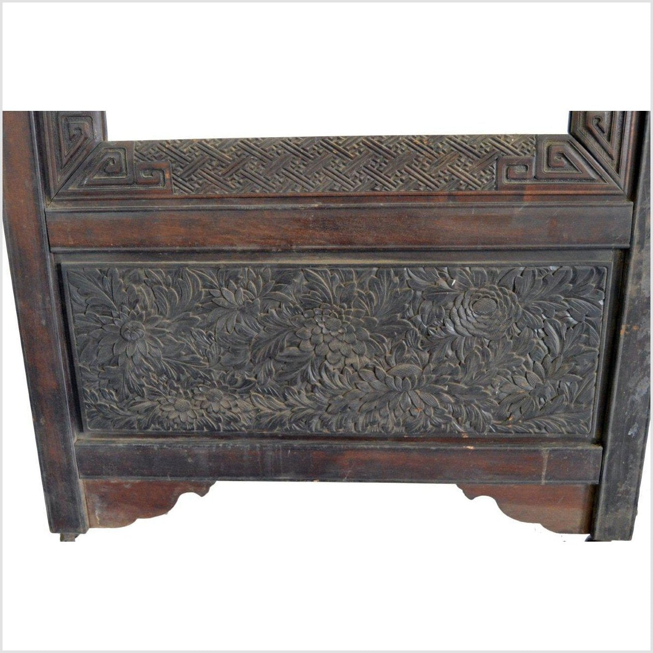 Antique Hand Carved Mirror Frame-7. Asian & Chinese Furniture, Art, Antiques, Vintage Home Décor for sale at FEA Home