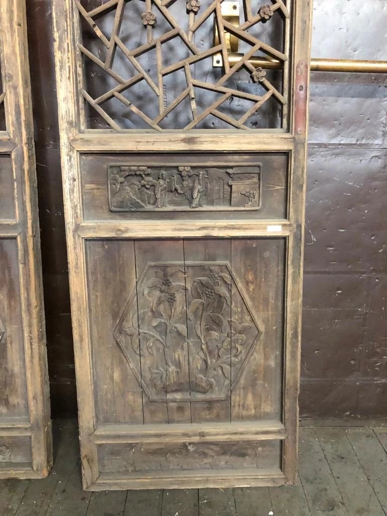 Antique Hand Carved Panels-13. Asian & Chinese Furniture, Art, Antiques, Vintage Home Décor for sale at FEA Home