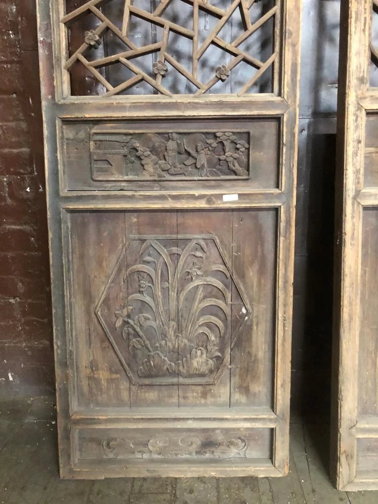 Antique Hand Carved Panels-14. Asian & Chinese Furniture, Art, Antiques, Vintage Home Décor for sale at FEA Home