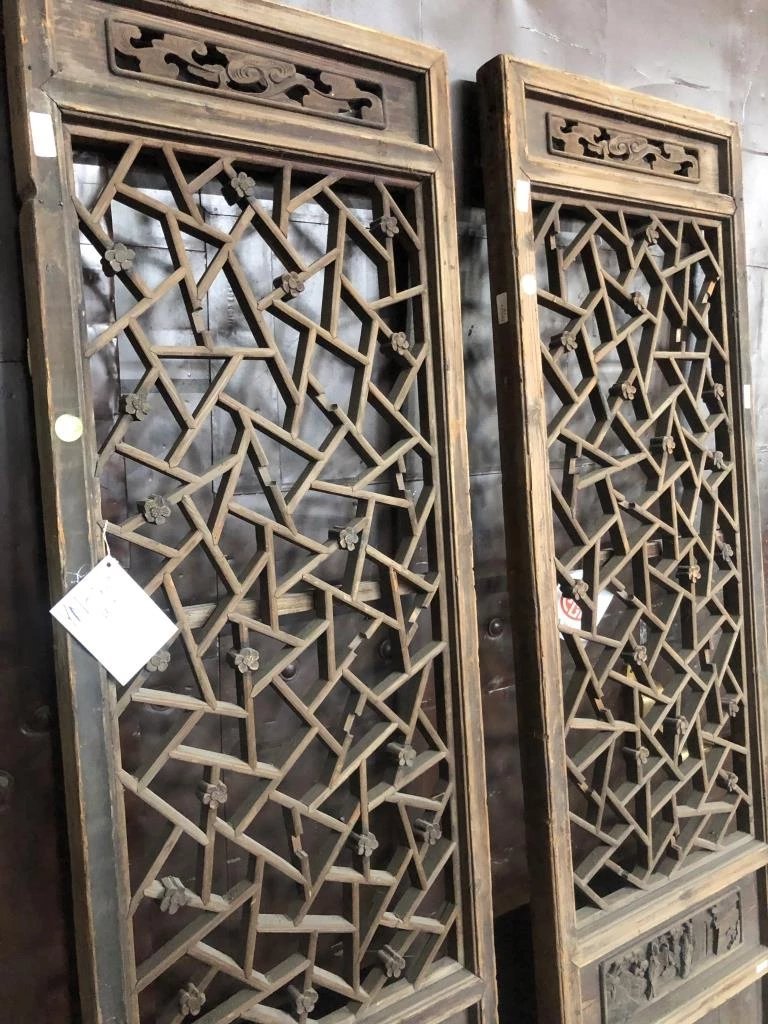 Antique Hand Carved Panels-16. Asian & Chinese Furniture, Art, Antiques, Vintage Home Décor for sale at FEA Home